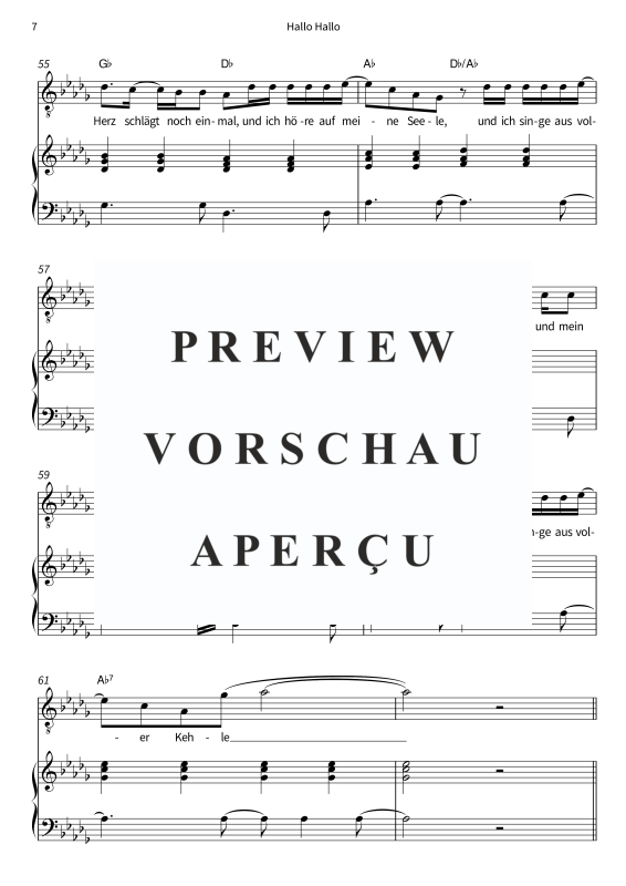 Produktgalerie: Seite 9 von 11 Hallo Hallo, Berge, (Gesang und Klavier)