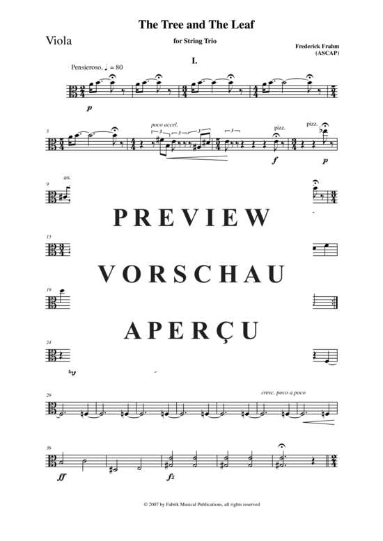 Produktgalerie: Seite 17 von 21 The Tree and the Leaf , , (Violine, Viola, Cello)