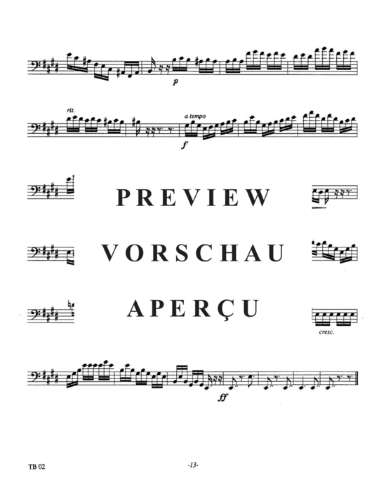 Product gallery: Page 17 of 21 Etudes for Euphonium, Vol. 2 , , (Euphonium Solo)