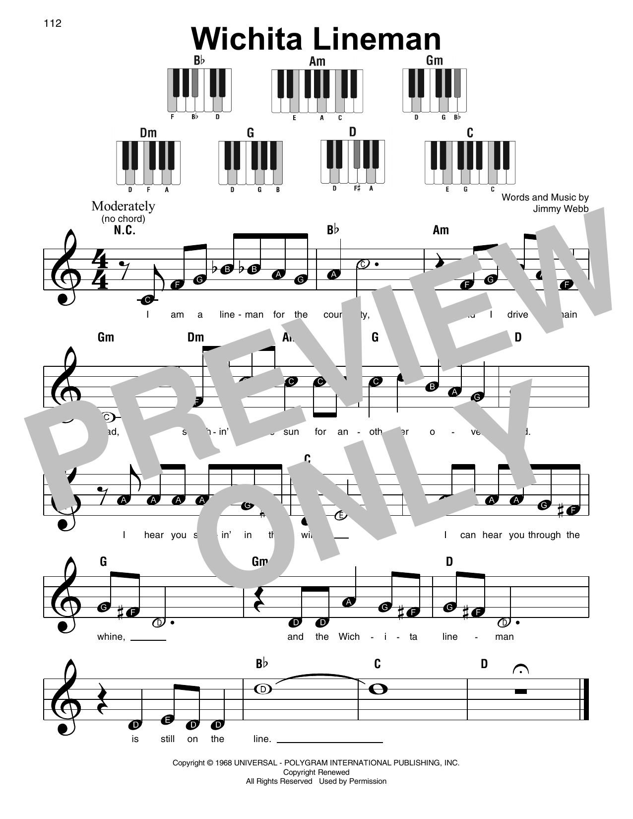 Product picture to: Wichita Lineman
