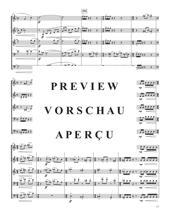 Produktgalerie: Seite 18 von 21 Quintet No. 1 for Brass , , (Blechbläserquintett)
