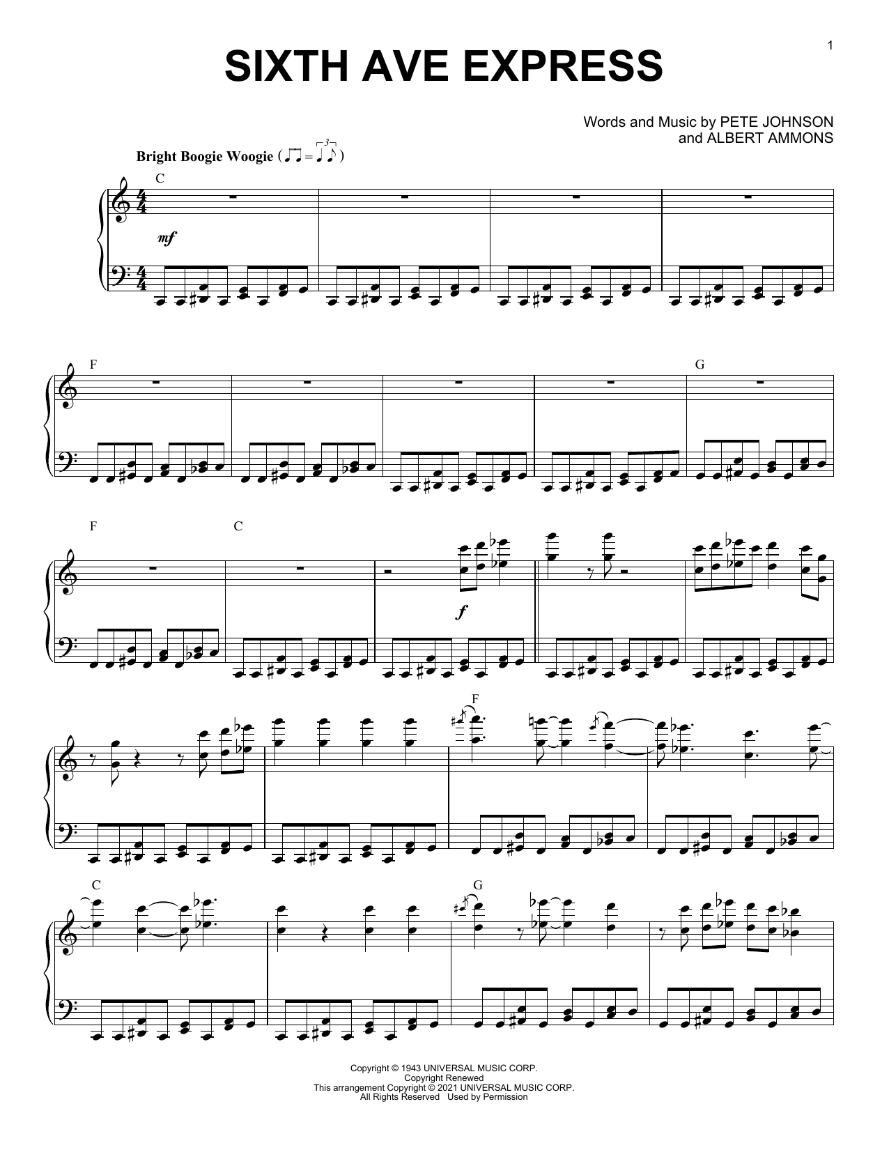 Produktbild zu: Sixth Ave Express (arr. Brent Edstrom)