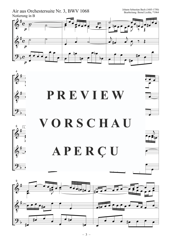 Produktgalerie: Seite 4 von 5 Air aus Orchestersuite Nr. 3, BWV 1068, , Posaunenchor