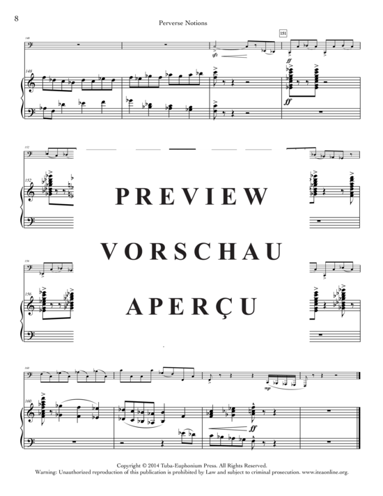 Produktgalerie: Seite 10 von 13 Perverse Notions , , (Tuba + Klavier)