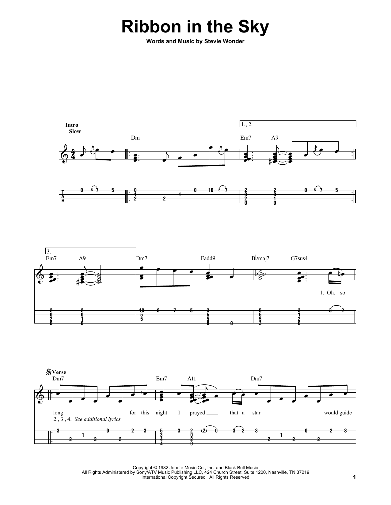 Product gallery: Page 1 of 1 Ribbon In The Sky, Stevie Wonder