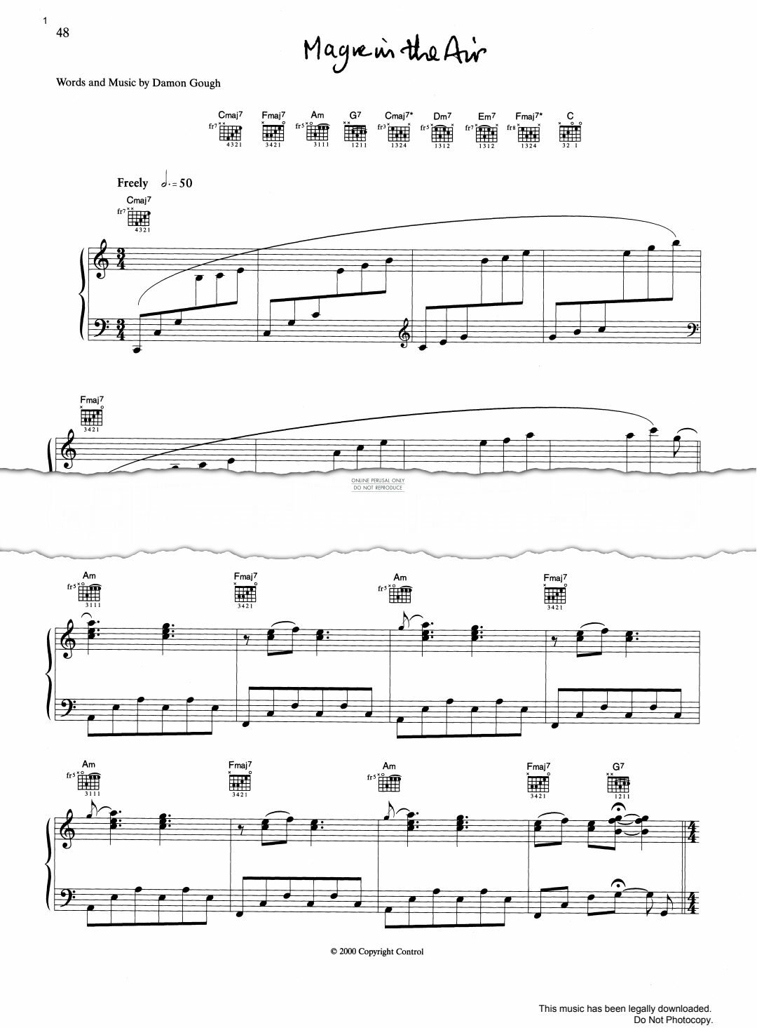 Product gallery: Page 1 of 1 Magic In The Air, Badly Drawn Boy