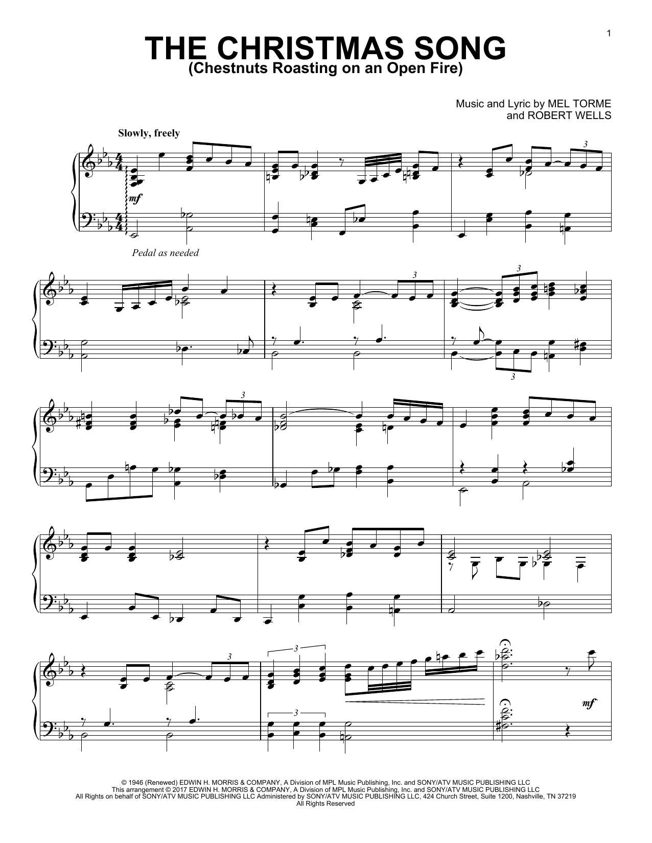 Product gallery: Page 1 of 1 The Christmas Song (Chestnuts Roasting On An Open Fire) [Jazz version], Mel Tormé