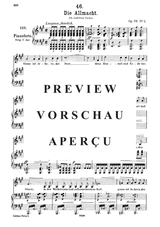 gallery: Die Allmacht D.852 , , (Gesang mittel + Klavier)