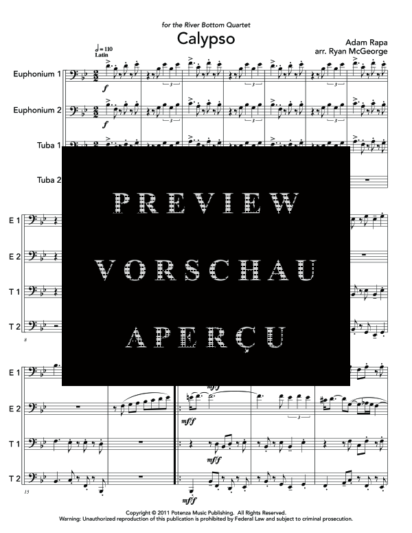 Product gallery: Page 5 of 11 Calypso, , (Tuba Quartett EETT)