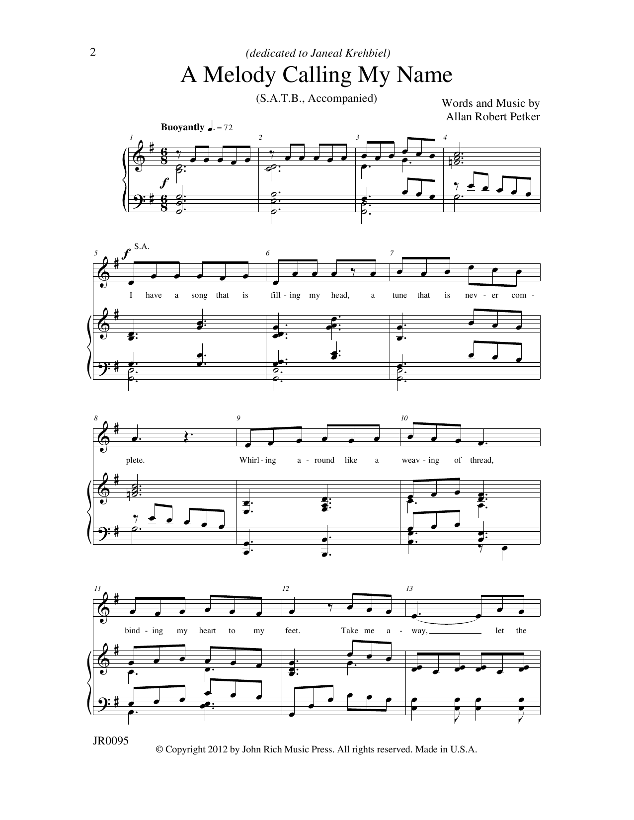 Product picture to: A Melody Calling My Name