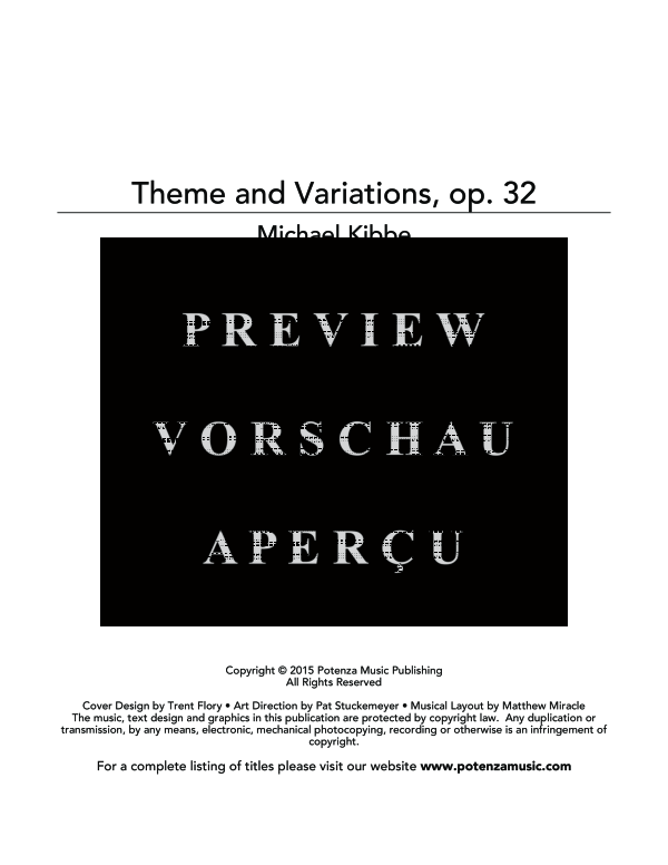 Produktgalerie: Seite 3 von 11 Theme and Variations, Op. 32, , (Horn in F Solo)