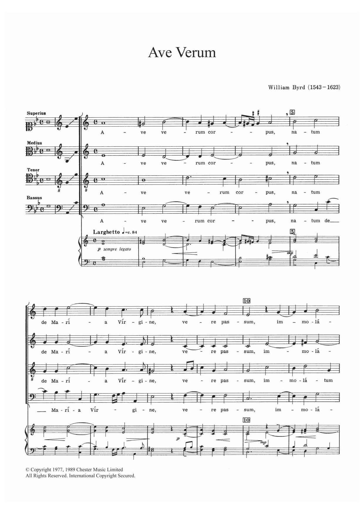 Produktbild zu: Ave Verum