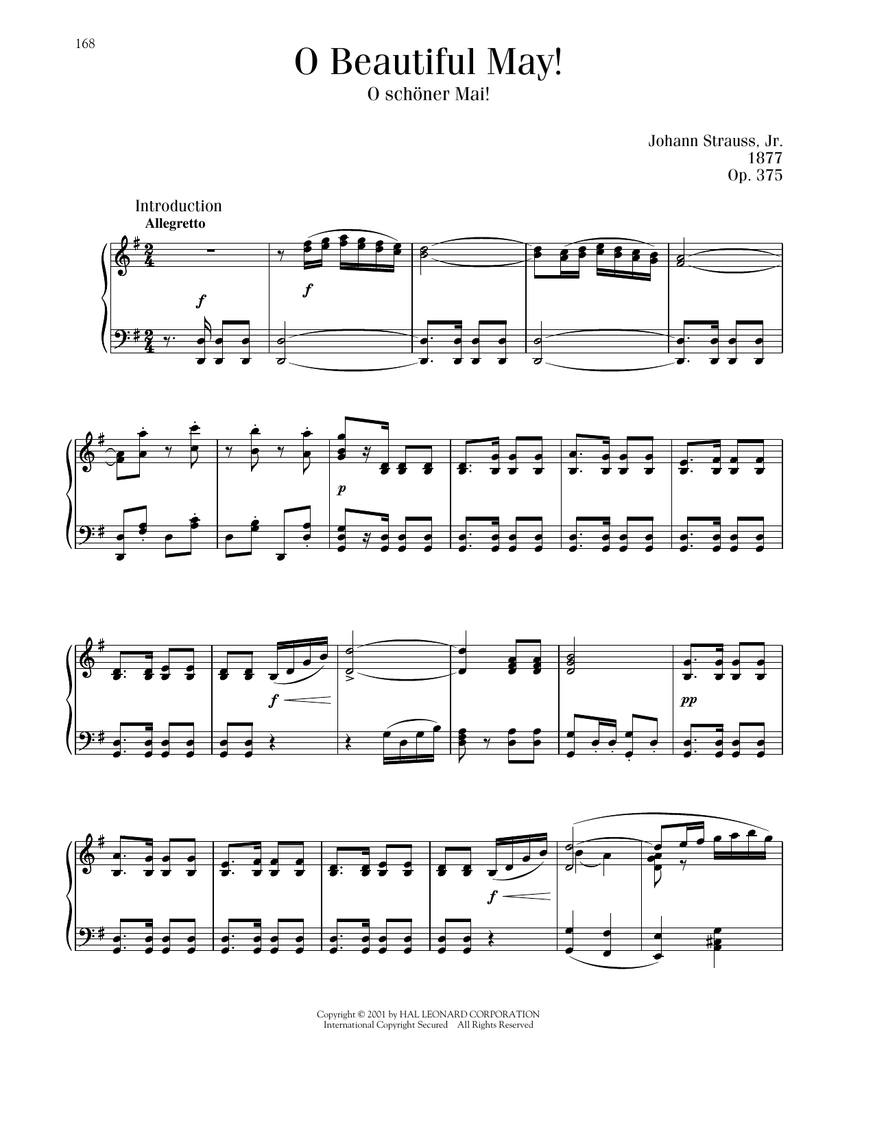 Product picture to: O Beautiful May!, Op. 375