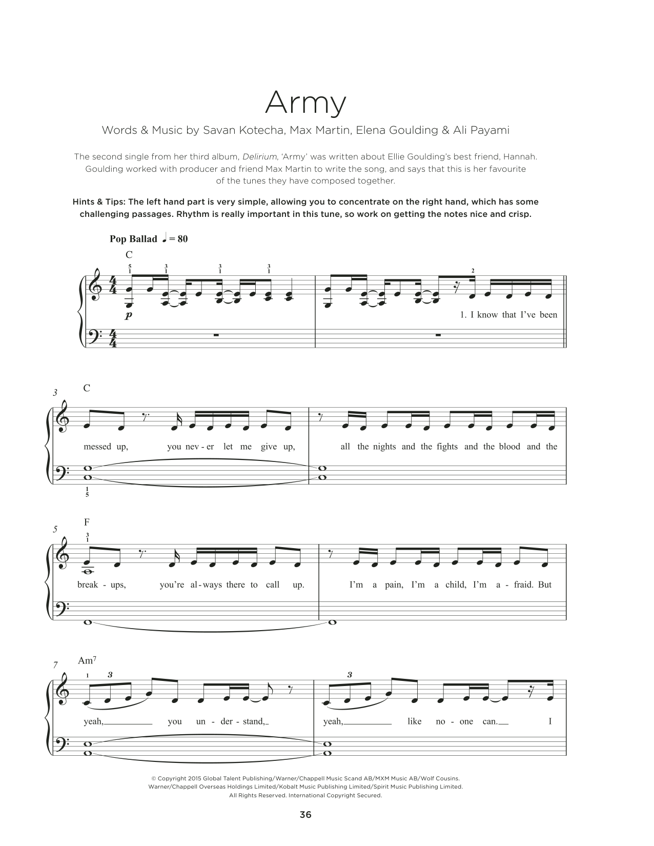 Produktbild zu:  Army - Ellie Goulding