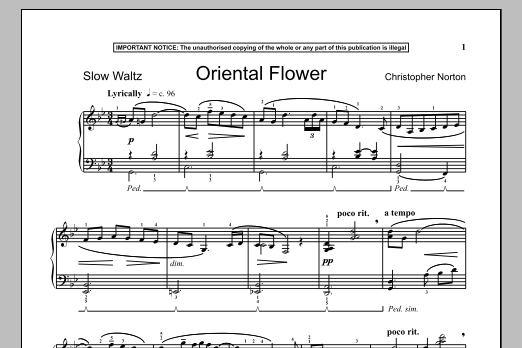Product gallery: Page 1 of 1 Oriental Flower, Christopher Norton