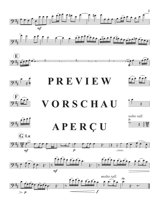 Product gallery: Page 16 of 21 Quartet in D Major, TWV 43:G2 , , (Trombone Quartet)