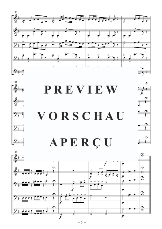 Produktgalerie: Seite 4 von 7 Pastorale und Carillon aus L'Arlésienne Suite Nr. 1 und Nr. 2, , Posaunenchor