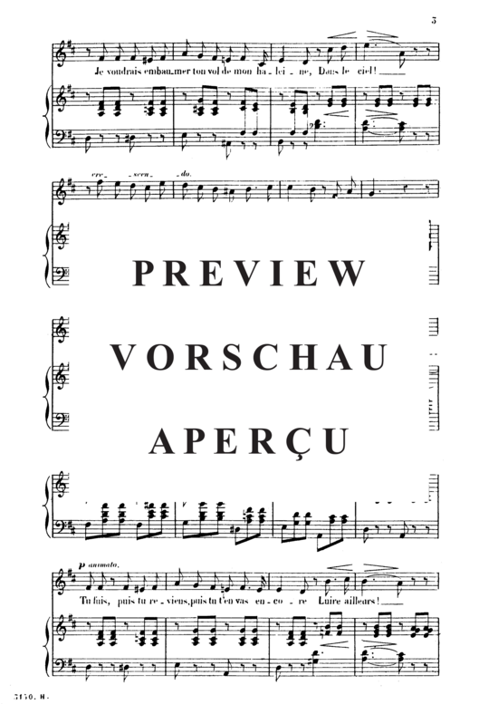 gallery: Le papillon et la fleur Op.1 No.1 , , (Gesang hoch + Klavier)