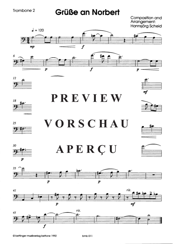 Product gallery: Page 7 of 9 Grüße an Norbert , , (4x trombones)