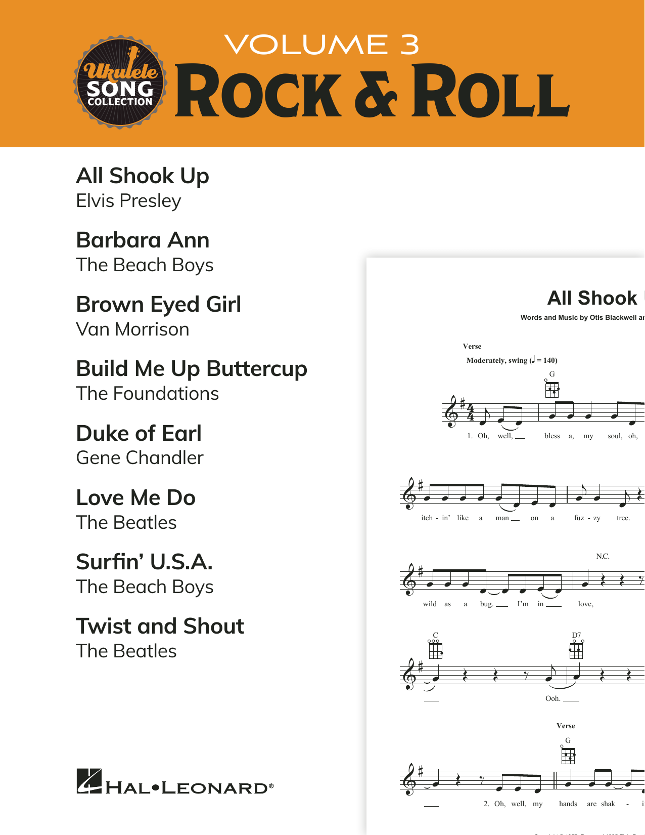Product gallery: Page 1 of 1 Ukulele Song Collection, Volume 3: Rock & Roll, Various
