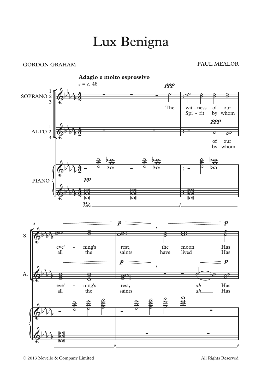 Produktgalerie: Seite 1 von 1 Lux Benigna, Paul Mealor, Chor