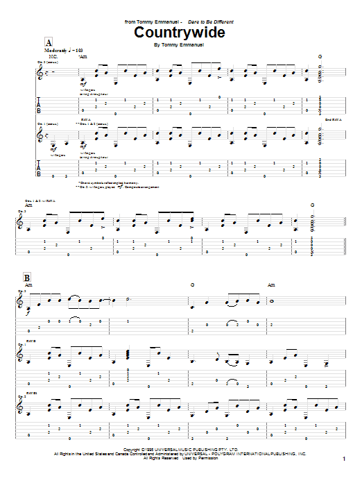 Product gallery: Page 1 of 1 Countrywide, Tommy Emmanuel