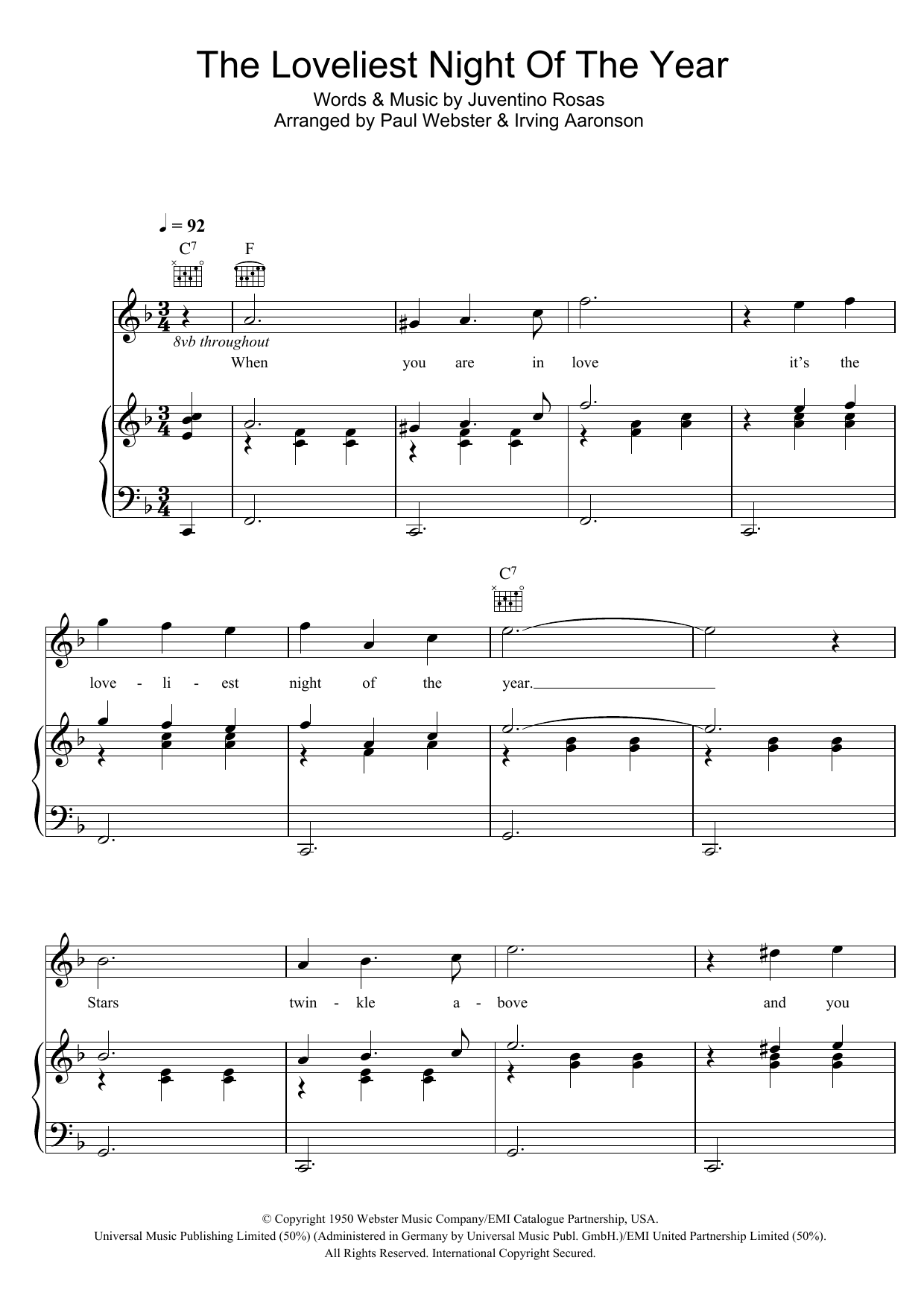 Product gallery: Page 1 of 1 The Loveliest Night Of The Year, Vera Lynn