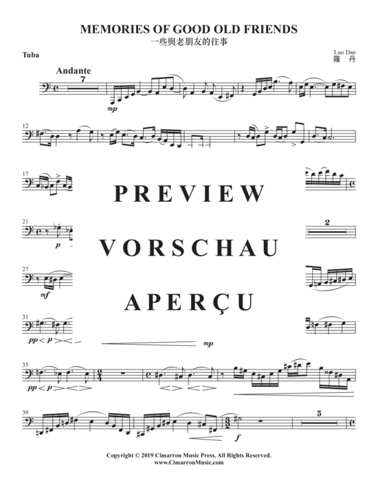 Product gallery: Page 18 of 20 Memories of Good Old Friends , , (tuba + piano)