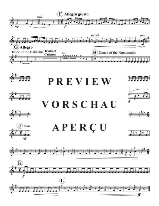 Produktgalerie: Seite 11 von 17 Scenes from Petrushka , , (Blechbläserquintett)