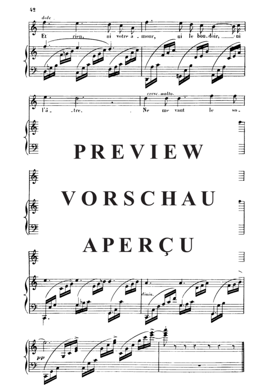gallery: Chant d´Automne Op.5 No.1 , , (Gesang hoch + Klavier)