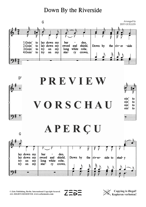 gallery: Down By the Riverside, , Gemischter Chor