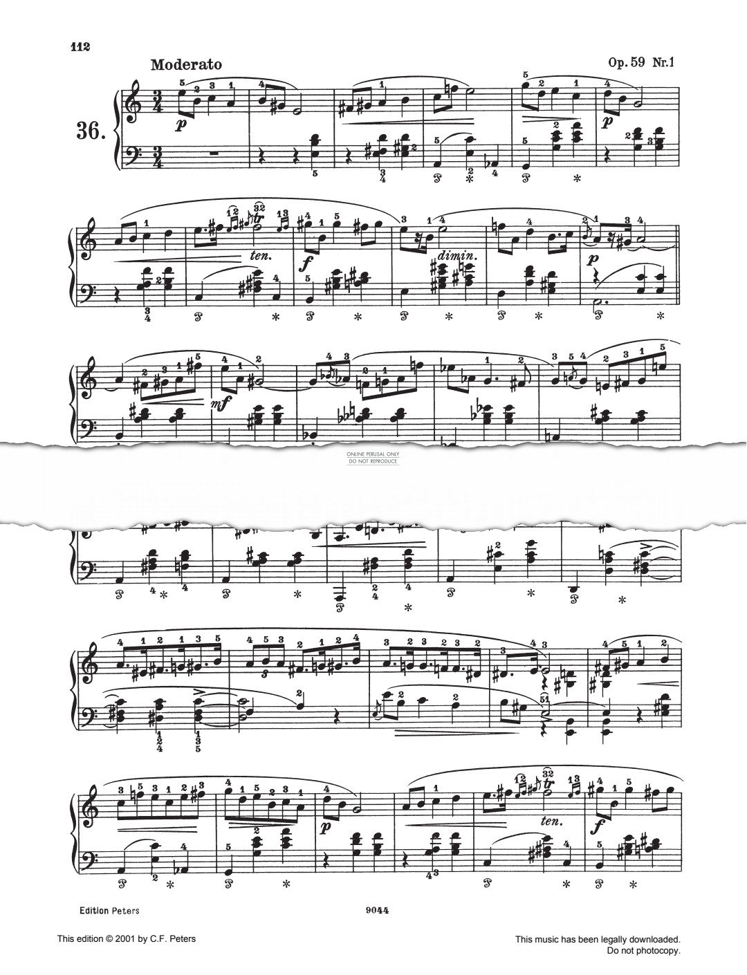 Produktbild zu: Mazurkas Op. 59 No. 1