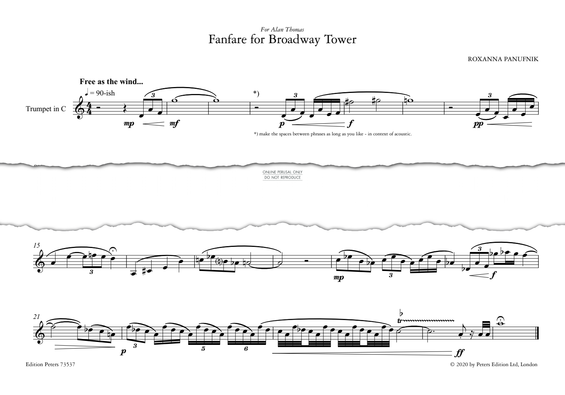 Produktbild zu: Fanfare for Broadway Tower