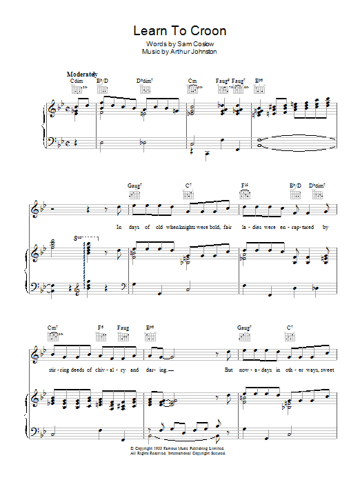Product gallery: Page 1 of 1 Learn To Croon, Bing Crosby