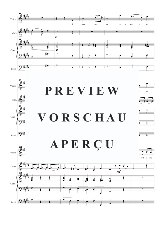 Product gallery: Page 10 of 11 I know that my redeemer liveth (from Messiah), , Solo Vocal and Orchestra