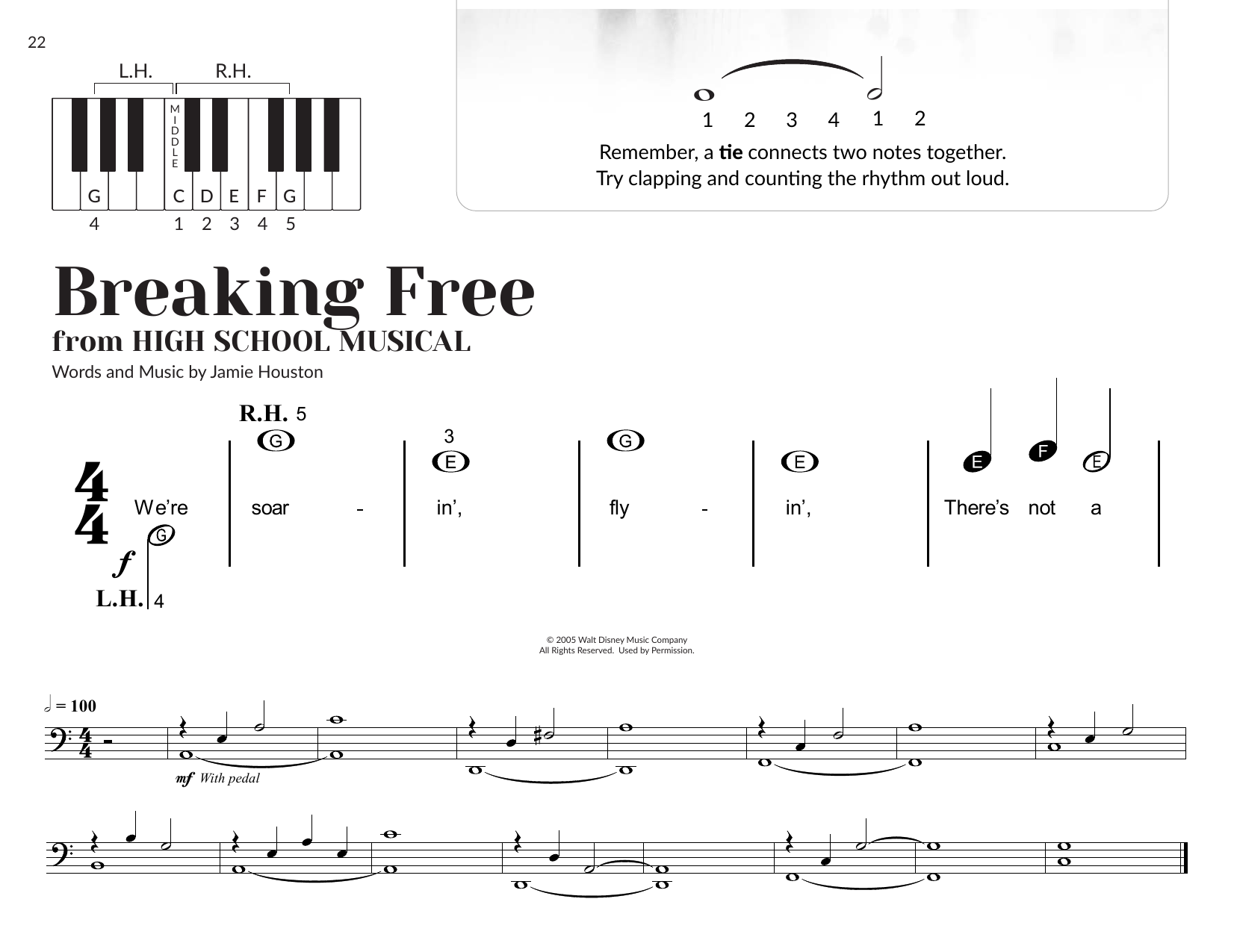 Product picture to: Breaking Free (from High School Musical) (arr. Brittany McCorriston)