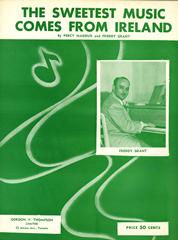 cover: The Sweetest Music Comes From Ireland, Freddy Grant, Gesang, Gitarre, Klavier