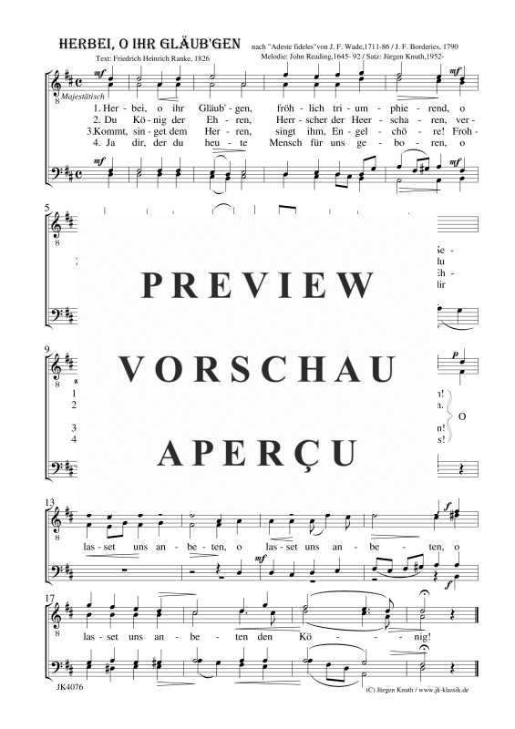 gallery: Herbei, o ihr Gläub´gen, , Männerchor