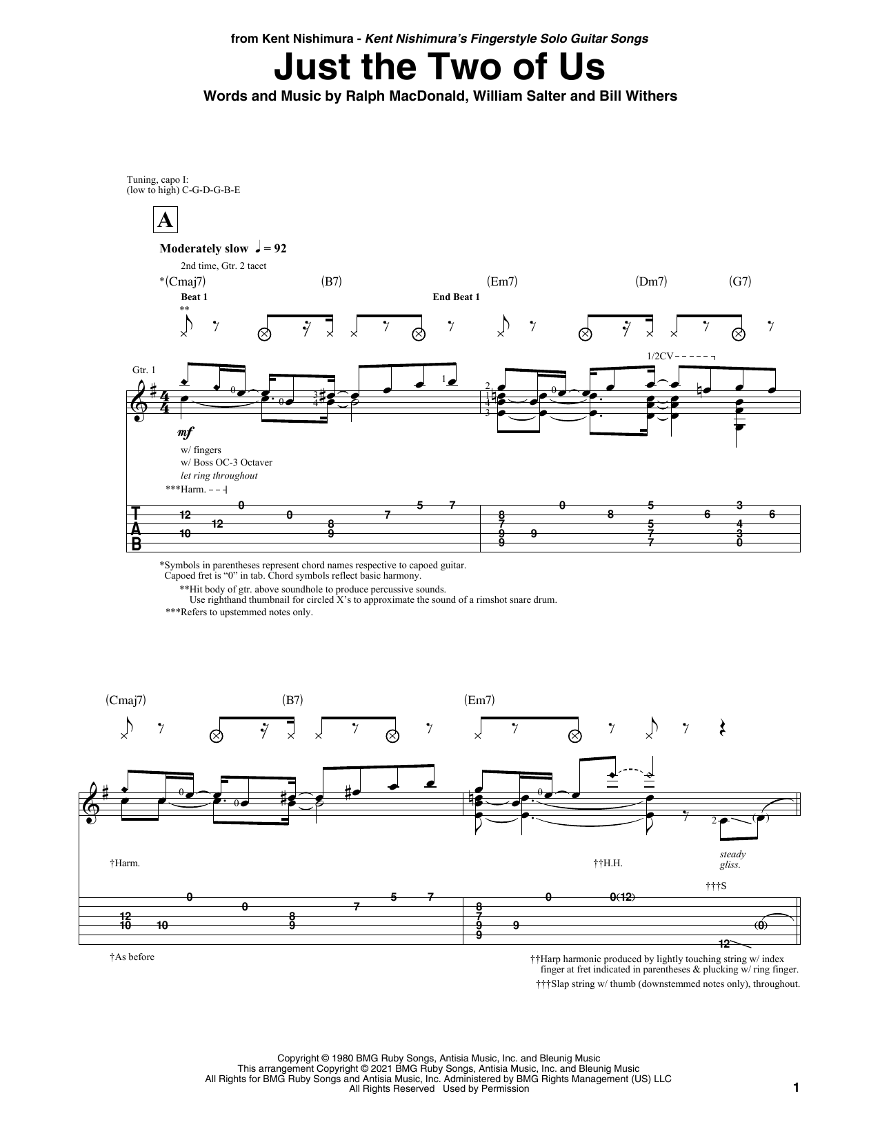 Product picture to: Just The Two Of Us (arr. Kent Nishimura)