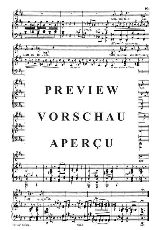 gallery: Letzte Hoffnung D.911-16 (Winterreise) , ,  (Gesang mittel + Klavier)