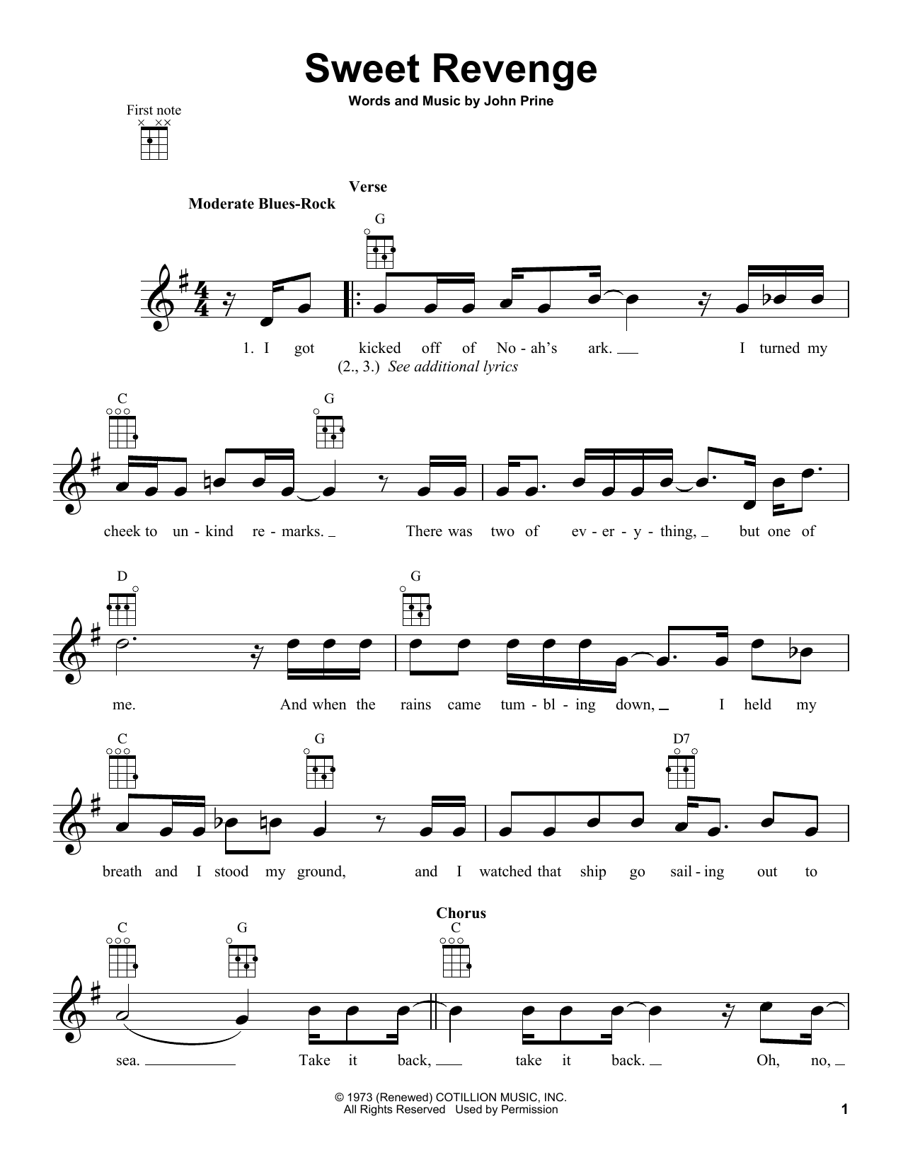 Product gallery: Page 1 of 1 Sweet Revenge, John Prine