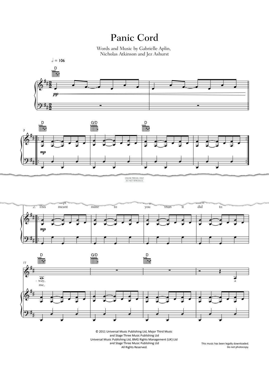 Produktbild zu: Panic Cord