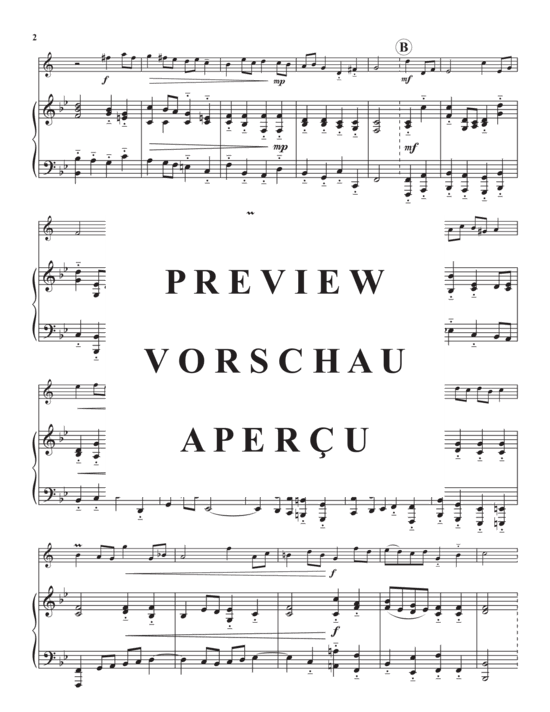 Produktgalerie: Seite 4 von 10 Two Gavottes , , (Trompete in B + Klavier)