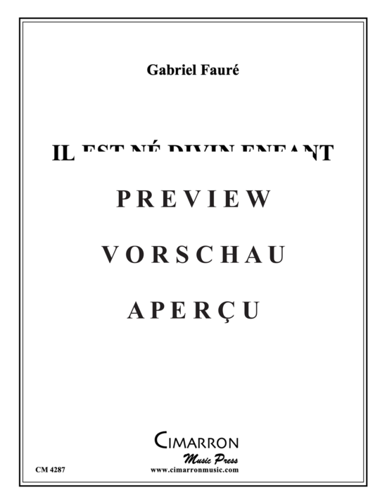 Produktgalerie: Seite 2 von 9 Il est n&eacute; diven enfant , , (Horn Quintett)
