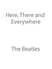 cover: Here, There And Everywhere, The Beatles