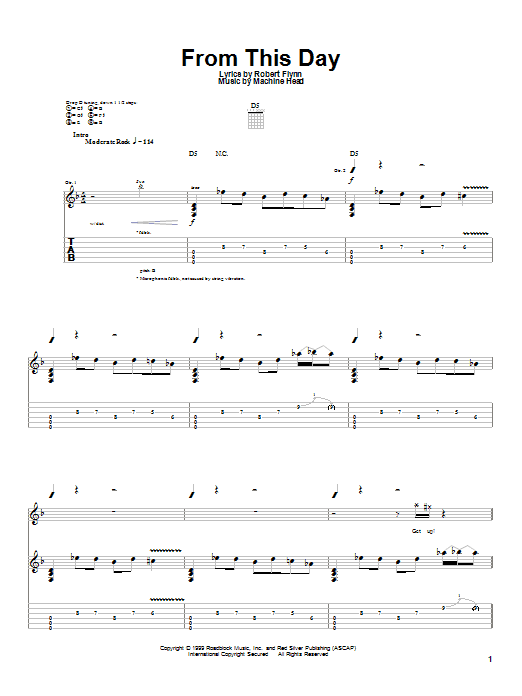 Produktgalerie: Seite 1 von 1 From This Day, Machine Head, Gitarre