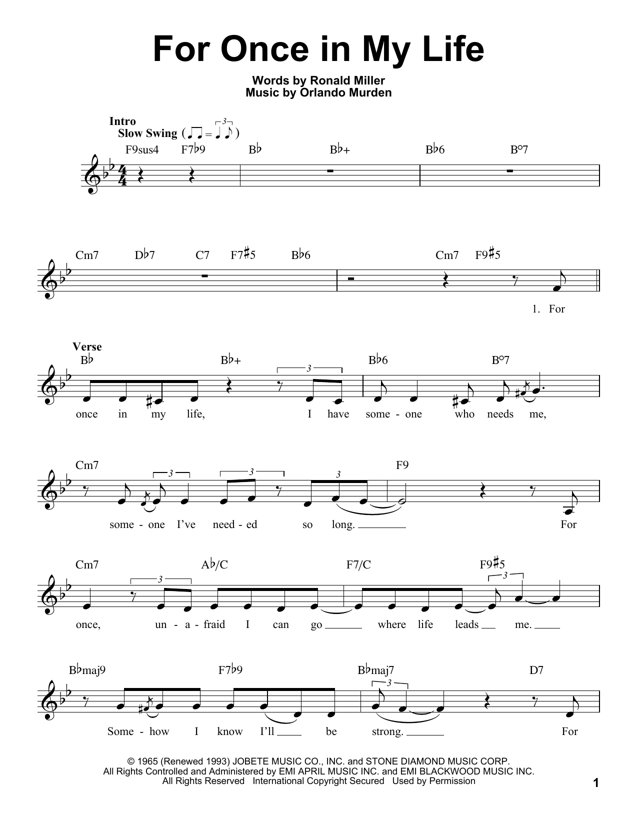 Produktgalerie: Seite 1 von 1 For Once In My Life, Stevie Wonder, Gesang