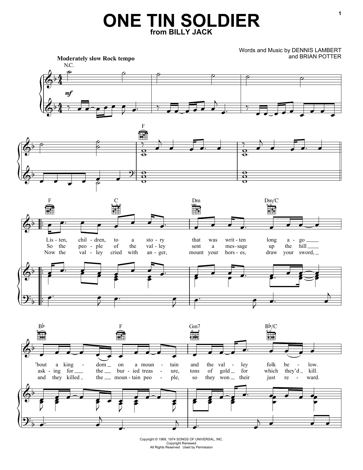 Produktbild zu: One Tin Soldier