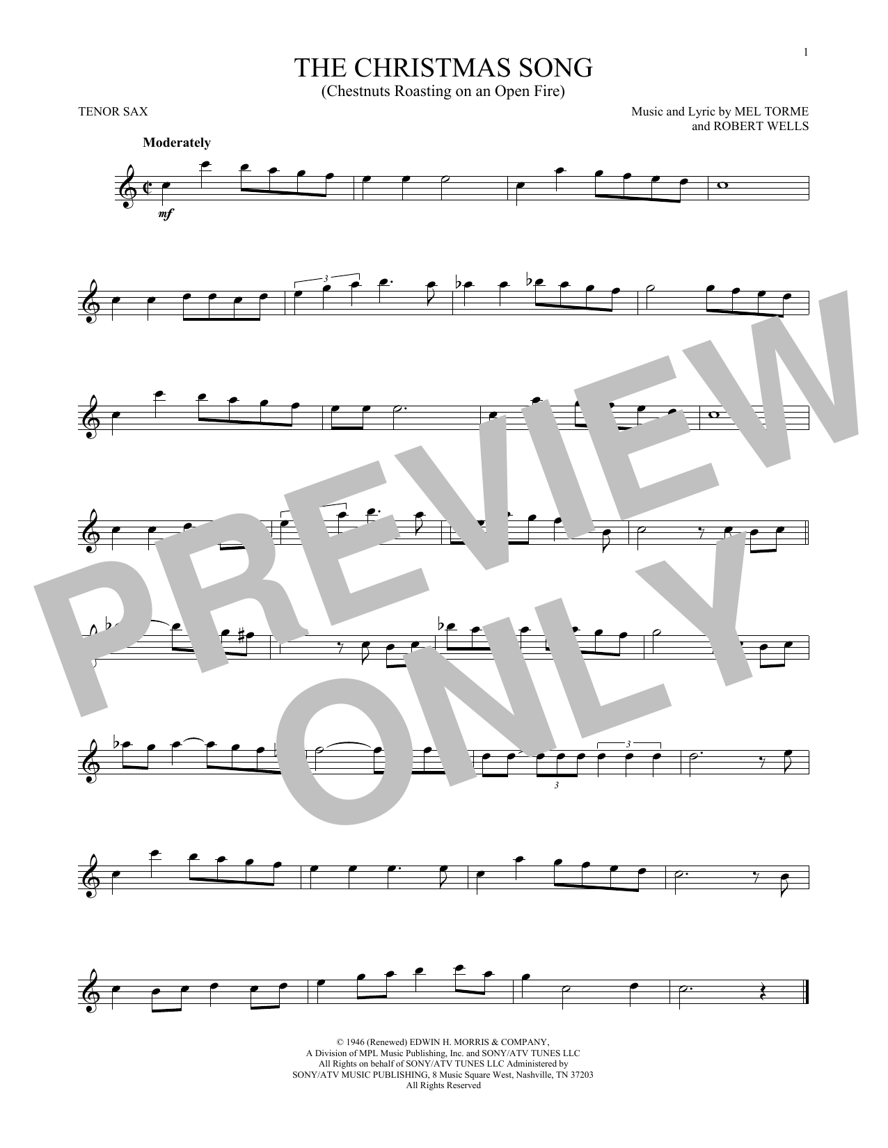 Product gallery: Page 1 of 1 The Christmas Song (Chestnuts Roasting On An Open Fire), Mel Tormé