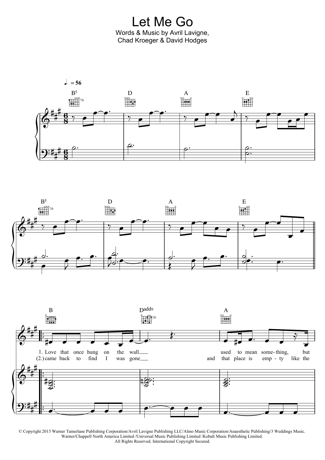 Produktbild zu: Let Me Go (feat. Chad Kroeger)